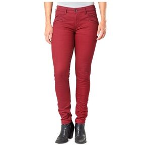 5.11 Tactical Women's Burgundy Skinny Jeans